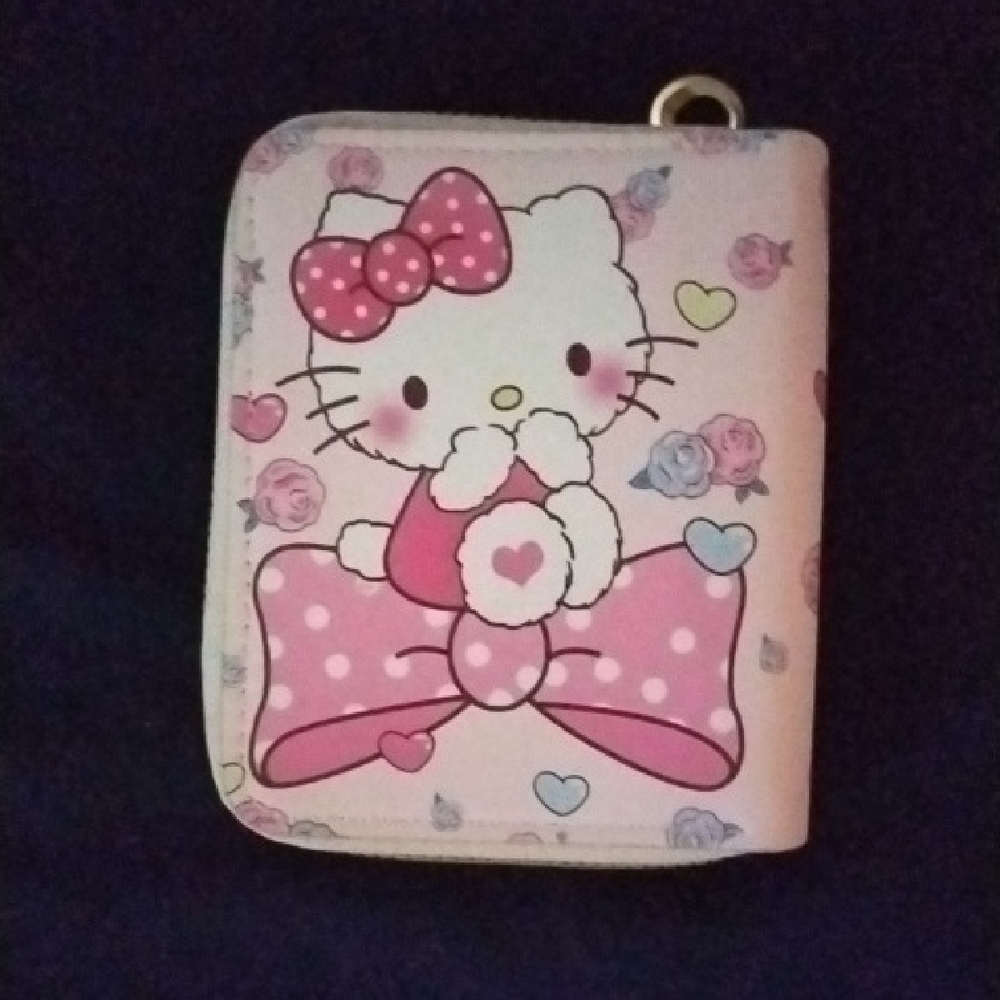 Hello Kitty Pink and White Bag with Polka Dot Bows